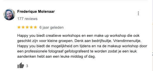 review Happy your workshops