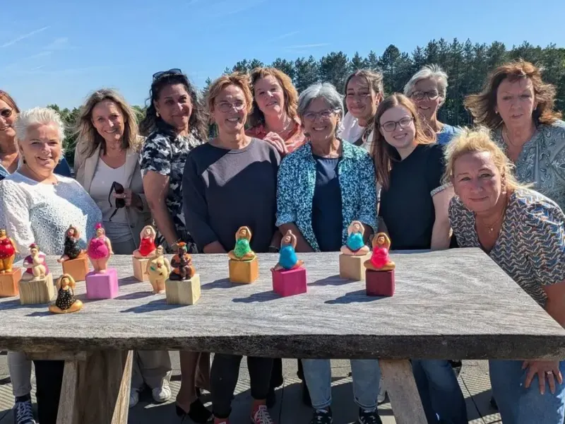 Workshop Nana beeldje beschilderen bij Happy You Workshops in Apeldoorn
