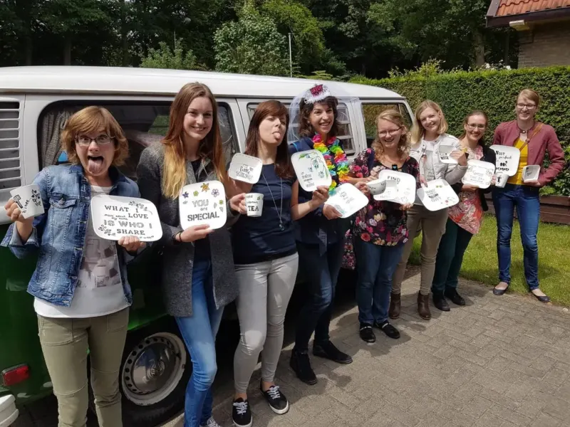 Workshop Porselein beschilderen bij Happy You Workshops in Apeldoorn