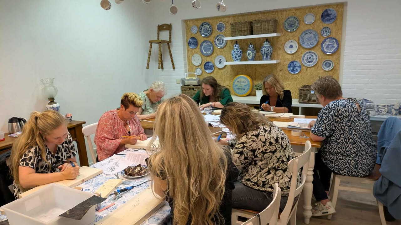 Sfeerbeeld van het atelier van Happy You