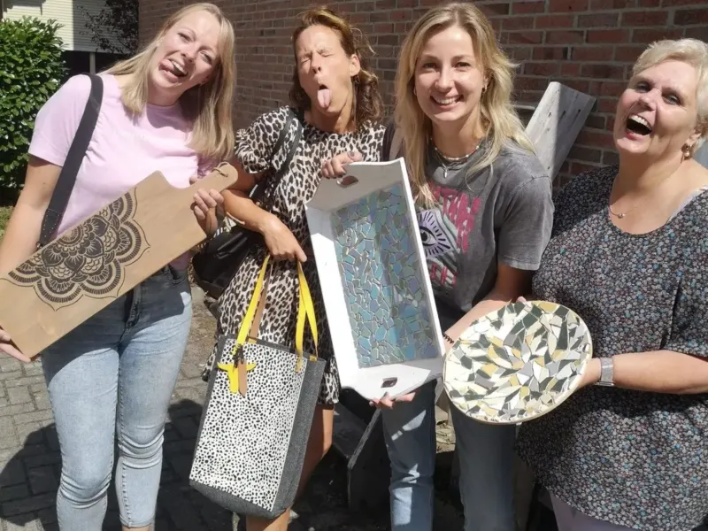 Workshop Mozaïeken bij Happy You Workshops in Apeldoorn