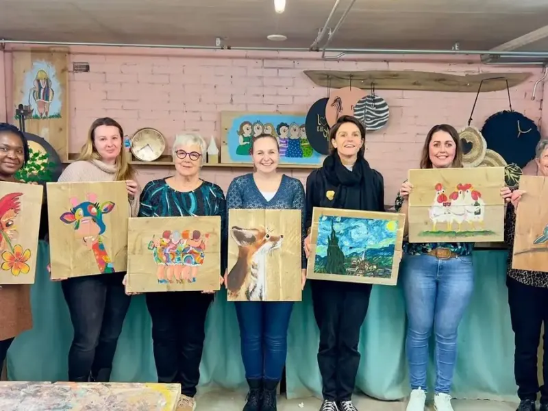 Workshop Schilderen op hout bij Happy You Workshops in Apeldoorn